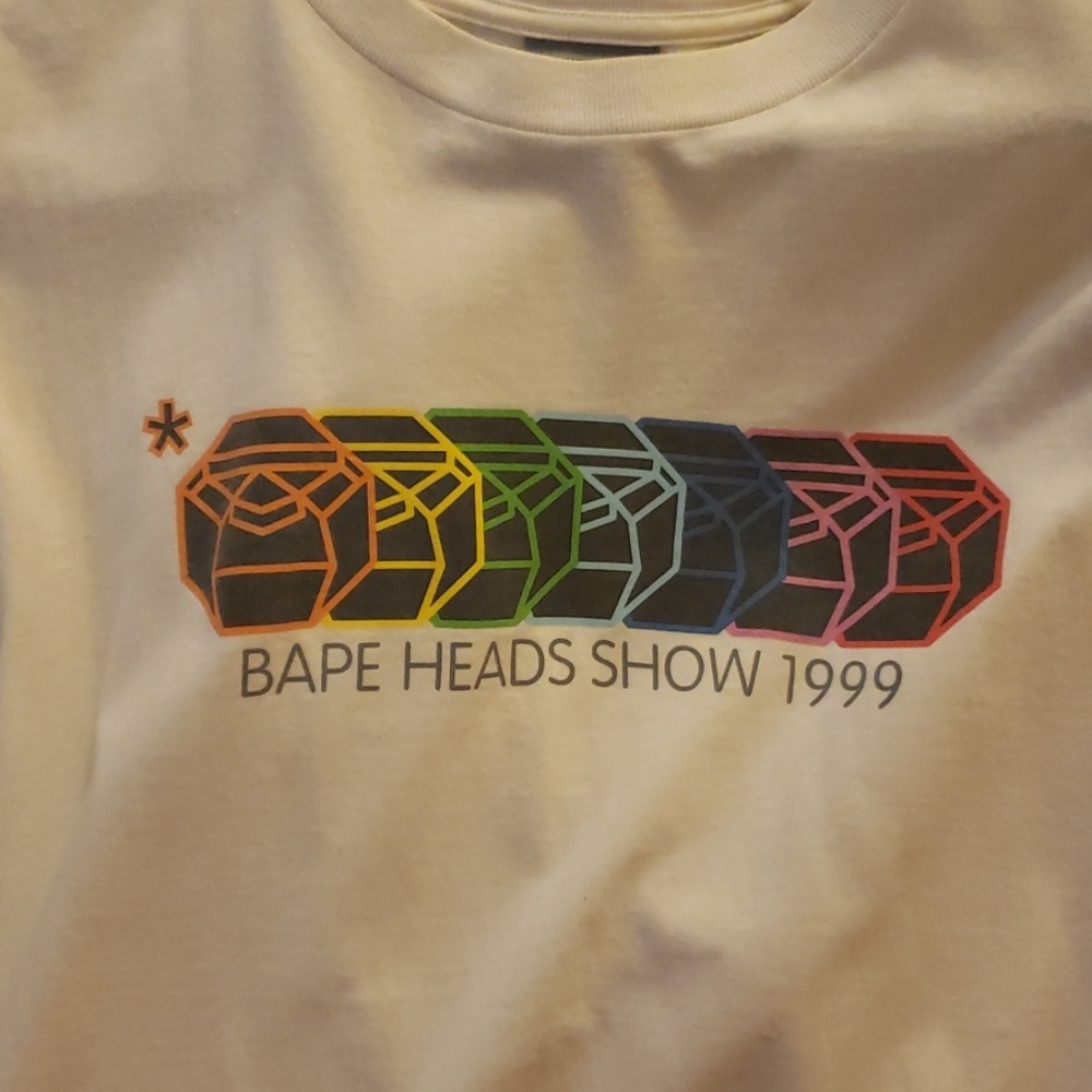 1999 BAPE HEADS tee GRAIL PEICE